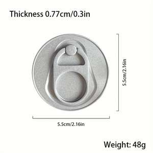 Vente en gros d'anneaux de téléphone magnétiques créatifs Cola Can, support de téléphone en alliage sans fil, nouveau support de bague attaché à l'arrière - Product Image 6