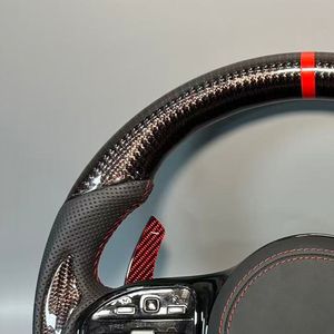 พวงมาลัยรถยนต์หนังทำเองสำหรับ <span class=keywords><strong>Mercedes</strong></span> Benz 809สำหรับ G63 <span class=keywords><strong>E250</strong></span> X290 W204 W205 W218 W222 W463 C463อุปกรณ์ C190 - Product Image 3