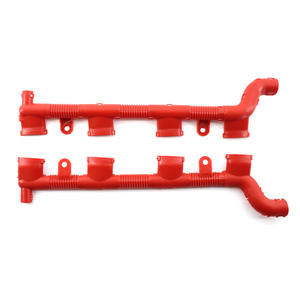Conducto flexible de nailon para cableado, para Audi A6 C6 A1 A3 A4TT Volkswagen EOS Passat Scirocco, rojo y negro W135 - Product Image 2