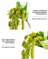 Amaranthus suspendu en cascade à 8 branches - Style Jardin Luxuriant - Décoration florale permanente pour arche de mariage et événements