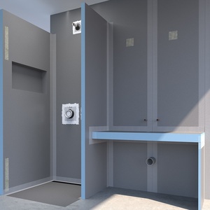 Panneau de support pour carrelage XPS double face léger, isolation imperméable, barrière thermique pour les murs en plaques de plâtre, les planchers en bois et les carreaux - Product Image 6