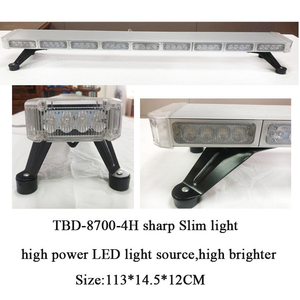 Slim Ambulance Emergency Warning Security Strobe Light Bar <strong>Rooftop</strong> Caution <strong>Flashing</strong> Light Bar for Vehicle - Product Image 4