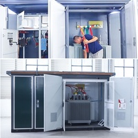 Transformador Trifásico Inteligente Compacto Serie YBG de 1600 Kva 3300 Kva 35kv Totalmente Sellado IEC para Exteriores Tipo Caja