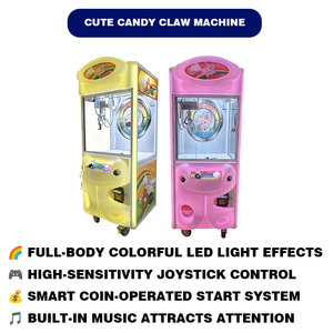 Máquina expendedora pequeña de muñecas de plástico con receptor de billetes - máquina de juego arcade para niños - Product Image 3