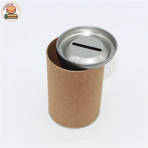 Pot <span class=keywords><strong>de</strong></span> monnaie en étain pour enfants, bon marché, usine personnalisée, <span class=keywords><strong>tirelire</strong></span> pour collection <span class=keywords><strong>de</strong></span> pièces <span class=keywords><strong>de</strong></span> monnaie, emballage <span class=keywords><strong>de</strong></span> tube en papier pour argent <span class=keywords><strong>de</strong></span> poche - Product Image 5