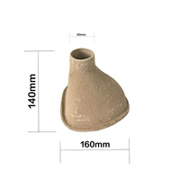 Coupe de coulée légère en fibre céramique pour la protection thermique