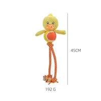 Jouet à mâcher couineur pour chien en peluche, résistant aux morsures, en polyester écologique, style classique et mignon, haute qualité, vente chaude