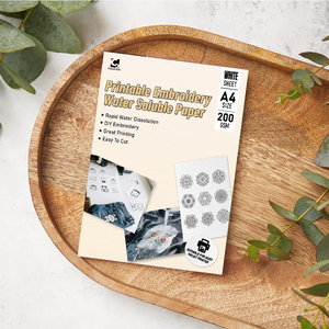 Cho Amazon lựa chọn hàng đầu bền nước hòa tan thêu ủng hộ chuyển sticker cho Quilting Máy quần áo và ren Làm - Product Image 1