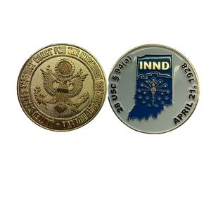 Золотая античная латунь на заказ, сувенирный подарок, золотой, серебряный металлический мягкий эмалированный значок, бронзовая медаль, монета - Product Image 2