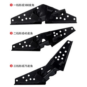 Bisagra de acero moderna de 3 engranajes para sofá, cierre suave, plegable, Click Clack, cama ajustable, hogar, cocina, baño, muebles, accesorios, gimnasio - Product Image 3