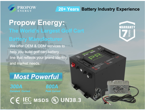 Carrito Carro Carretilla Calesa Triciclo Bateria 36V 51,2 V Lithiun 100ah 72v Ion Carts 36V Litio 48V Lifepo4 Batería Carrito de golf - Product Image 3