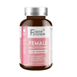 Suplemento Multivitamínico Personalizado para Energía, Inmunidad y Apoyo Femenino, Vitaminas Diarias para Mujeres, 60 Tabletas, Tabletas Multivitamínicas - Product Image 1