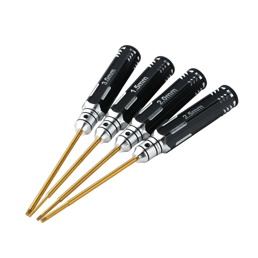 4 In 1 Screwdriver Hexagon Head 1.5 2.0 2.5 3.0mm Hex Screw Driver Tools Set Professional RC Tools Kits For FPV Helicopter Car