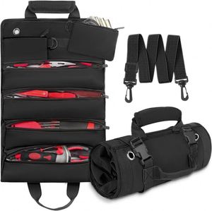 Échantillon gratuit - Fabricants chinois - Sac de rangement pour outils d'électricien portable et robuste - Sac à outils en toile - Pochette enroulable - Product Image 1