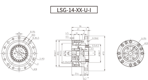 Caja de Engranajes Armónicos Laifual Serie <span class=keywords><strong>FSG</strong></span> 11-40, Serie Rato 30-160 para Robot Humanoide, Máquina Médica, Máquina CNC - Product Image 6