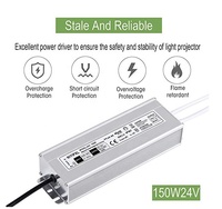Connexion d'alimentation étanche lumière led transformateur dc12v/24v 220v to12v alimentation IP67 transformateur d'éclairage étanche extérieur