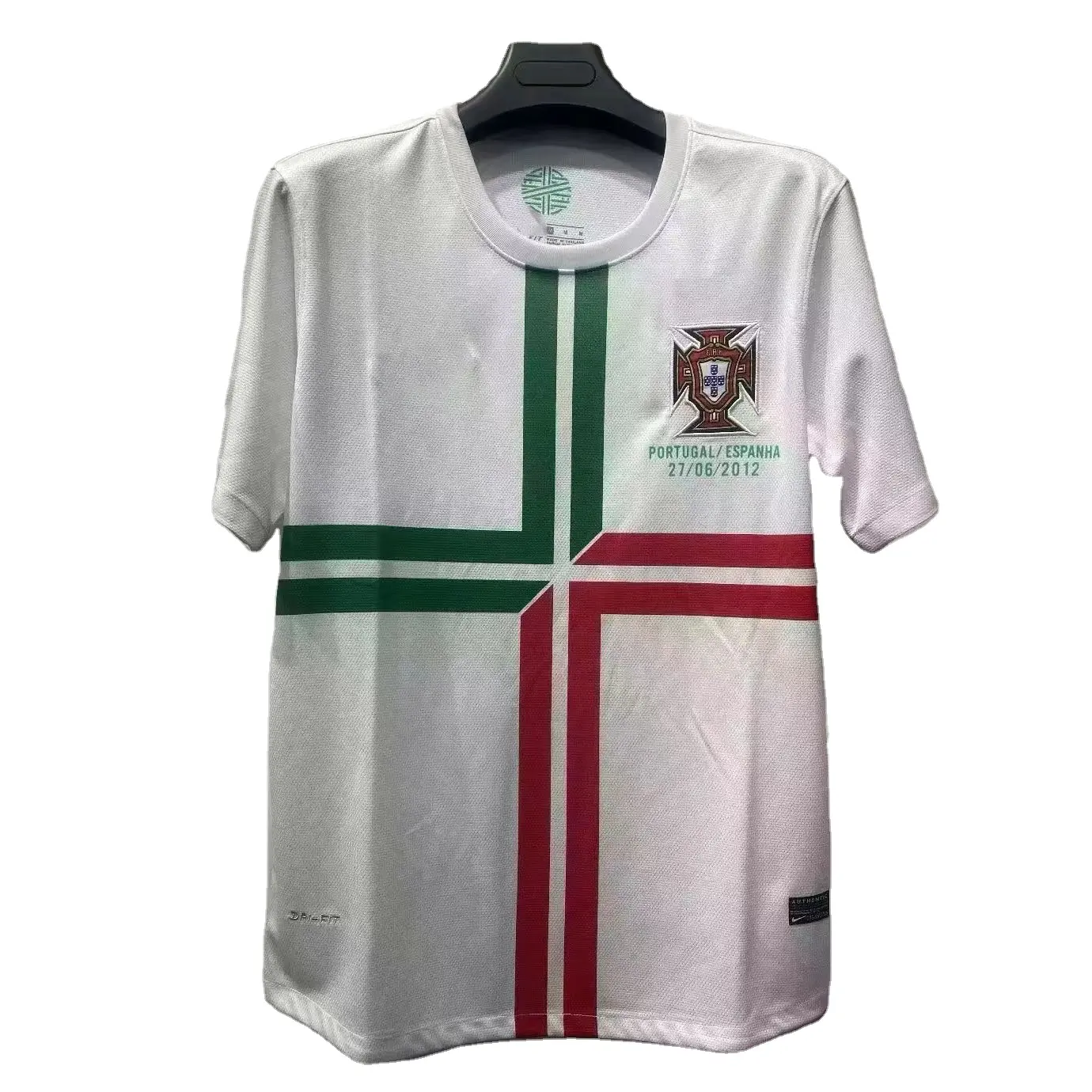 Maglia da calcio 2012 europea portogallo maglia da calcio Ronaldo design originale della maglia della squadra nazionale di calcio