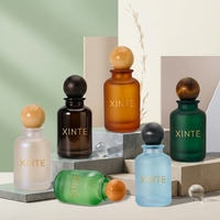 Nouvelle Tendance – Flacon de Parfum Cylindrique en Verre Dépoli Haut de Gamme pour Cosmétiques, 50ml, 30ml, 100ml, avec Atomiseur et Emballage Boîte