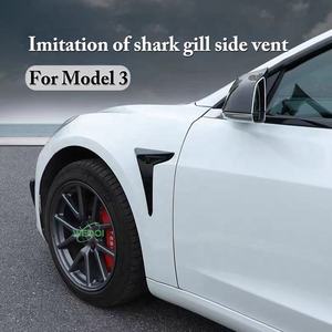 Araba için kamera kapak koruyucusu Tesla modeli 3 araba Styling Sticker vücut yan kamera kapak koruma amblem Logo çıkartmaları 2 adet/takı<span class=keywords><strong>m</strong></span> - Product Image 2
