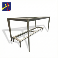 Cadre de bureau électrique blanc moderne et durable, réglable en hauteur, pieds de table en acier, mobilier de poste de travail réglable