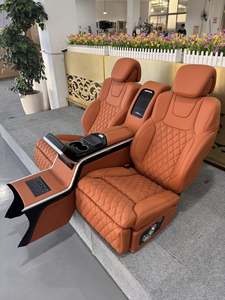 Sièges arrière de voiture pliables multifonctionnels en cuir de luxe DOS, style MBS, design personnalisé, sièges pliables - Product Image 3