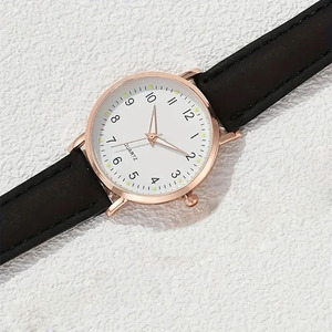 Fashionable luminous analog <b>watches</b> frosted leather casual <b>watches</b> minimalist <b>digital</b> quartz <b>watches</b> wholesale - Product Image 5