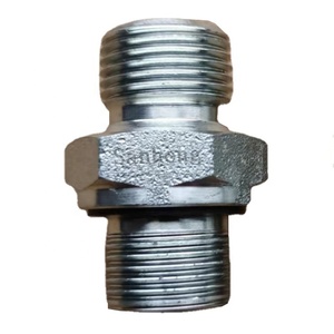 Sanheng nhà máy BSP bspp nam chủ đề thủy lực núm vú phù hợp với Captive con dấu Carbon thép không gỉ - Product Image 1