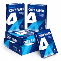 Papel de Copia A4 de Alta Luminosidad 75/80/100GSM, Papel para Impresora de Oficina, Bajo en Polvo, Grosor Uniforme, Paquete Personalizado para Pedidos al por Mayor de Oficina
