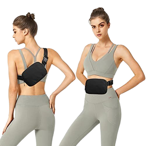 Personalizado Reciclado Nylon Fanny Pack Unisex Zipper Encerramento Ajustável Cintura Saco para Caminhadas Correndo Andando Bonito Peito <span class=keywords><strong>Bag</strong></span> Design - Product Image 2