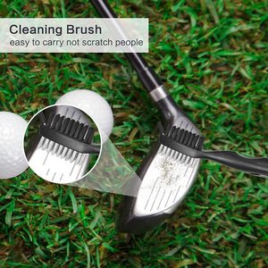 Ensemble cadeau de golf personnalisé à prix d'usine, serviette de golf en microfibre magnétique, brosse de golf promotionnelle - Product Image 6