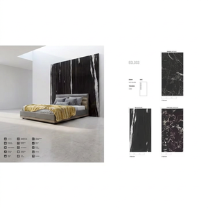 กระเบื้องพอร์ซเลน Bianco Carrara หนา 20 มม. ขนาด 1200x2400 มม. สำหรับห้องน้ำหรูหราและเคาน์เตอร์ครัว หินเผา - Product Image 3