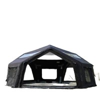 Tente Gonflable Modulaire 18.5 - Station Centrale à Quatre Saisons - Tissu Coton Imperméable Mono-couche 185 - Tente de Camping à Montage Rapide
