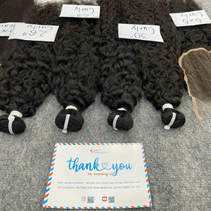 Venta flash Thanh an T5 Small Fuzz Curly Weft Weaves Black Vietnamese Remy Permed Hair Extensions 100g Listo para enviar - Product Image 5