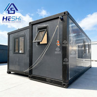 Maison conteneur préfabriquée portable facile à construire, extensible, 40 pieds, 20 pieds, à vendre, deux chambres, Casas Prefabricadas