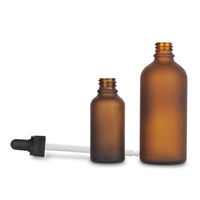 Vente flash : Pipettes compte-gouttes en verre assorties de 18 mm pour flacons compte-gouttes ambrés de 10 ml, 15 ml, 30 ml, 50 ml, 60 ml