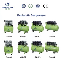 Compresseur dentaire portable sans huile avec système de séchage d'air pour clinique dentaire