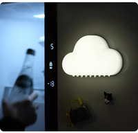 Nuage Silicone LED veilleuse mignon Rechargeable ABS lampe de bureau batterie puissance pour chambre salon petit chevet lit éclairage