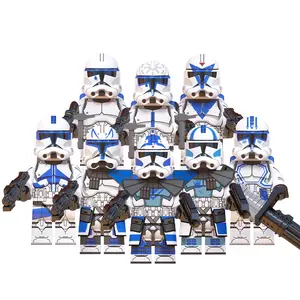Кубики WM6126 WM ARC Trooper Fives Echo Jesse Rex Tup Kix Hardcase Dogma Mini Space Wars, фигурка героя, детские игрушки