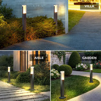 Luces de Jardín LED para Exteriores, Resistentes al Agua IP65, de Aluminio, 40cm 60cm 80cm, Iluminación para Caminos