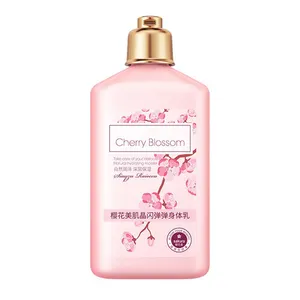 Moisturizing Hydrate Cherry Blossom Body Lotion Lock Water Anti Aging Improve Skin Body Cream