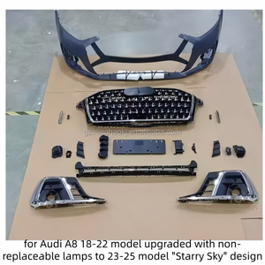 Vente en gros usine - Pare-chocs automobiles améliorés 2025 - Version Hosi - Composants de calandre avant pour Audi A8 <span class=keywords><strong>D5</strong></span> - Pare-chocs avant - Product Image 1