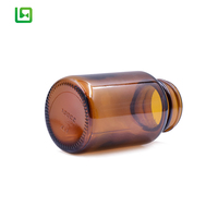 Bouteille en verre ambré de 4 oz matière première bouteilles en capsule en verre ambré avec bouchon en plastique/métal