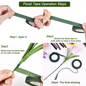 เทปพัน<span class=keywords><strong>ก้าน</strong></span>ประดับดอกไม้กันน้ำได้เทปกาวตกแต่งดอกไม้ - Product Image 2