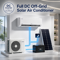 18000BTU Tam DC Şebekeden Bağımsız Güneş Enerjili ve Akülü R32 Klima Soğutma/Isıtma Ev Kullanımı İçin - Airwens Yüksek Kapasiteli