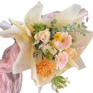 กระดาษห่อดอกไม้ลายคลาวด์ ลินนิ่ง บูเกต์  กระดาษทิชชู่เนื้อนุ่มแบบเกาหลี สำหรับห่อดอกไม้ - Product Image 5