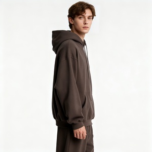 TKAN700ชุดลำลองของผู้ชายชุดวิ่งจ๊อกกิ้งขายาวชุดกีฬาสีพื้นโลโก้กำหนดเองได้เสื้อกันหนาวกางเกงเหมาะกับผู้ชาย - Product Image 2