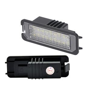 Ailead Standard 2PCS No Error Accessoires de voiture Lampe de plaque d'immatriculation LED pour VW Amarok EOS GOLF V GOLF IV LUPO New Beetle Passat - Product Image 3