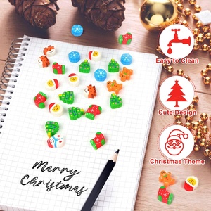 240 Borradores de Plástico con Diseño Navideño para Regalos de Fiesta, Hogar y Escuela - Product Image 6