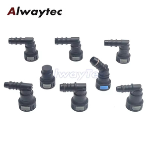 Acoplador Rápido para Línea de Combustible Automotriz de 12.61 mm - Adaptador de Manguera de Aceite de Goma y Nailon con Liberación de Desconexión - Product Image 6