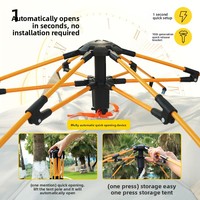 Carpa de Camping Wakeman Outdoors para 2 Personas, Ligera, Tipo Extendido, de Verano, con Una Habitación, Portátil, con Bolsa de Transporte, Impermeable